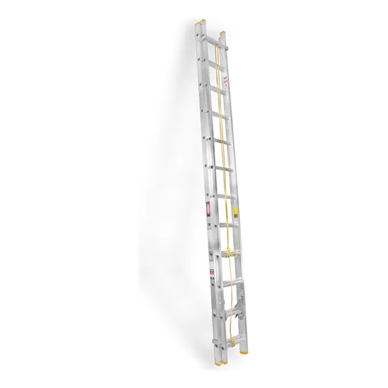 Escalera De Extensión Aluminio Akron 24 Esc 77-29 Color Plateado