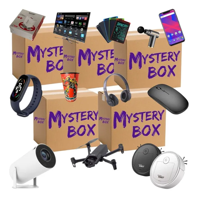 Caja Box Misteriosa Sorpresa Tecno Nuevos Productos Pack X5u