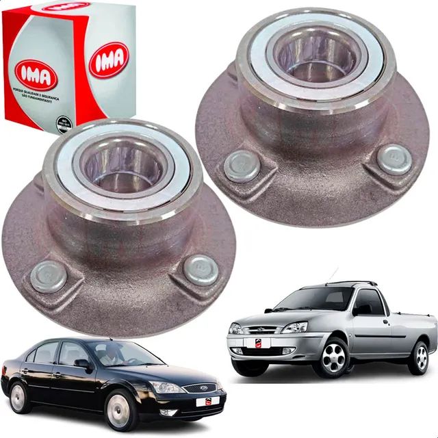 Par Cubo De Roda Traseiro Courier 97/2009 Mondeo 93 94/2007