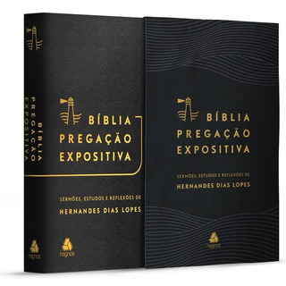 Bíblia Pregação Expositiva | Ra |pu Luxo Preto, De Dias Lopes, Hernandes. Editora Hagnos Ltda, Capa Mole Em Português, 2020 Bíblia Pregação Expositiva | Ra |pu Luxo Preto, De Dias Lopes, Hernandes. Editora Hagnos Ltda, Capa Mole Em Português, 2020