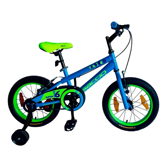 Bicicleta Para Niño Baccio Bambino Rodado 16 Blue Rueditas