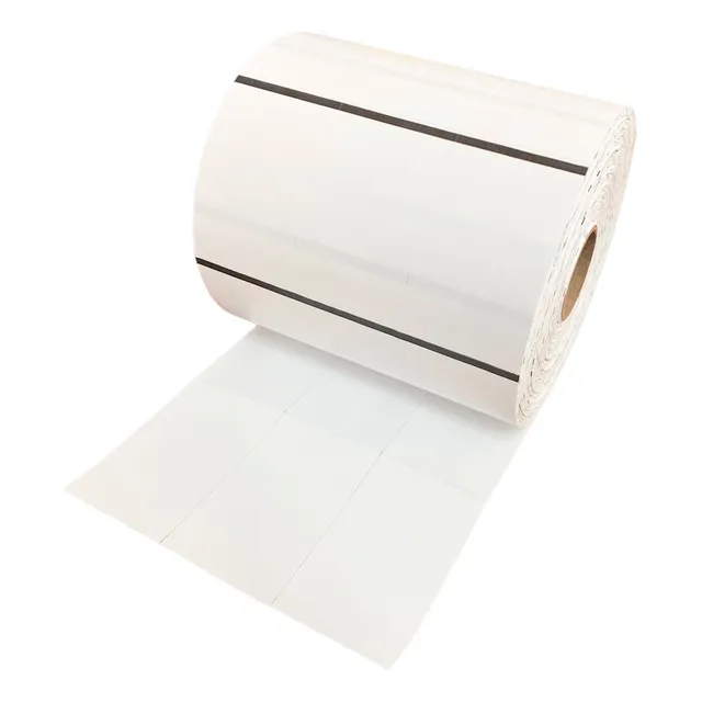 Rolo Etiqueta Nylon Resinado Composição 33x55 X3 Colunas 50m