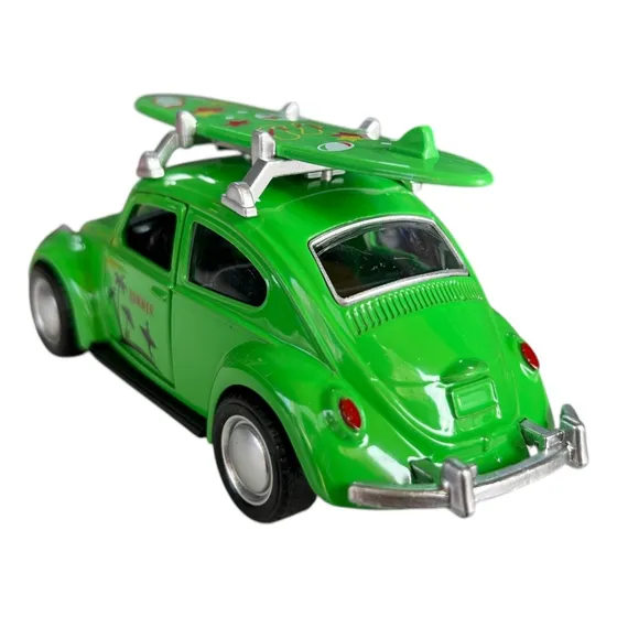 Miniatura Carrinho Metal Fusca Summer Prancha 1:32