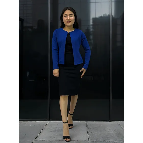 Blazer Sofía Cuello Redondo Caroki