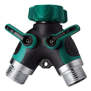 Llave De Agua Doble Salida Independiente Metal Para Mangera Llave De Agua Doble Salida Independiente Metal Para Mangera