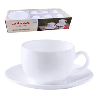 Jogo 6 XĂcaras Com Pires Iris Para ChĂĄ 200 Ml Envio Imediato Jogo 6 XĂcaras Com Pires Iris Para ChĂĄ 200 Ml Envio Imediato