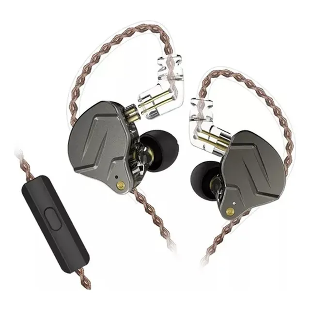 Auriculares in-ear KZ Auriculares con cable ZSN Pro with mic gris