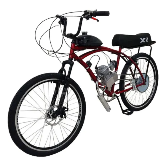 Kit Bicicleta Aro 26 Motorizada 80cc Banco Xr + Kit Motor 