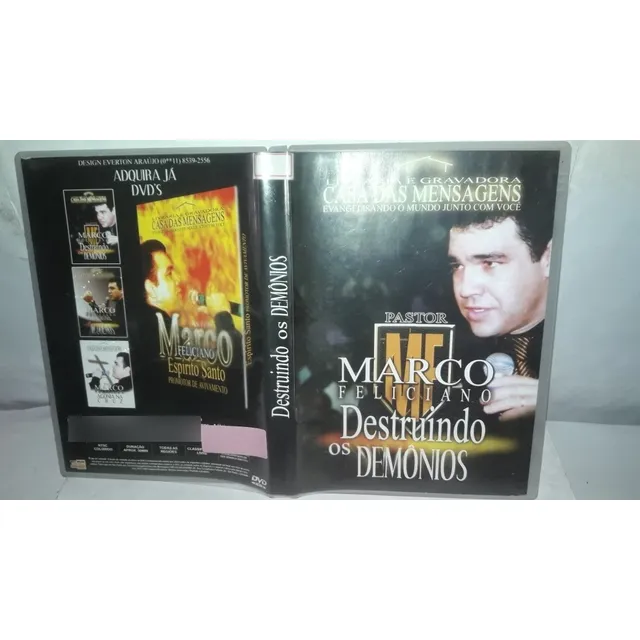 Dvd Pregação Pr.marco Feliciano Destruindo Os Demônios 