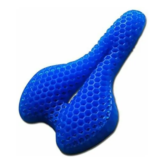Cojin De Gel Ergonomico Para Bicicletas / Angelstock Color Azul