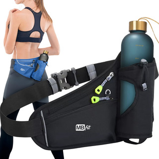 Kit Pochete Esportiva Treino + Garrafa 1 Litro Água Com Alça Kit Pochete Esportiva Treino + Garrafa 1 Litro Água Com Alça