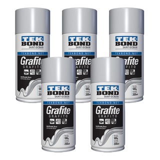 5 Spray Grafite Seco 200ml/100g Para Travas Tek Bond 5 Spray Grafite Seco 200ml/100g Para Travas Tek Bond