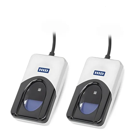 2x Leitor Biométrico Usb Digital Persona U4500 Conexão Usb