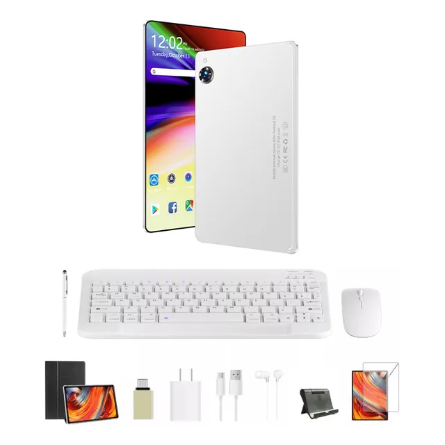 Tablet M10 512gb+12gb Ram Android 13 Con Teclado