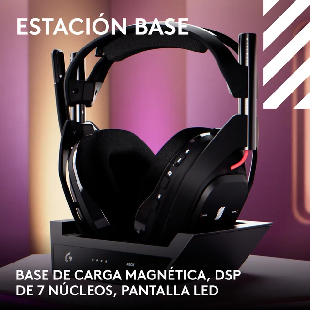 Auriculares Y Estación Base Astro A50 5ta Gen Logitech G Negro