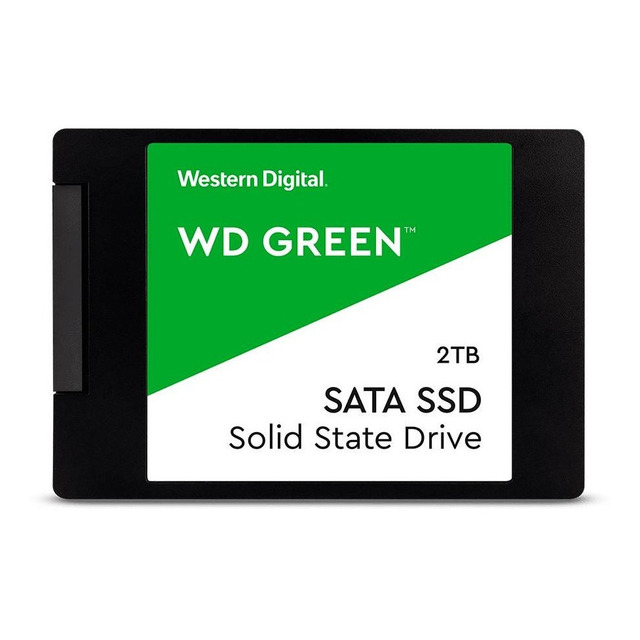 Ssd Wd Green 2.5 2tb Sata Iii 545mb/s Wds200t2g0a Cor Preto Com Verde Ssd Wd Green 2.5 2tb Sata Iii 545mb/s Wds200t2g0a Cor Preto Com Verde