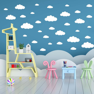 Pegatinas De Pared Big Cloud Desmontables De Vinilo 31 Nubes Pegatinas De Pared Big Cloud Desmontables De Vinilo 31 Nubes