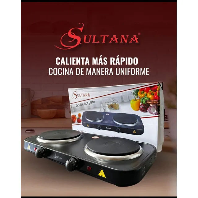 Cocina Electrica De Doble Hornilla