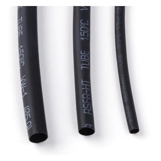 Termoencogible Para Cables 3mm 4mm 5mm 6mm 8mm Negro 5 Mts