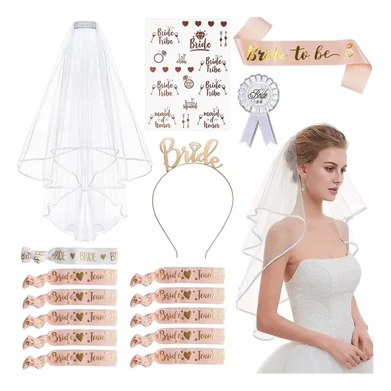 Despedida Soltera Liston Banda Bride Diadema Accesorios