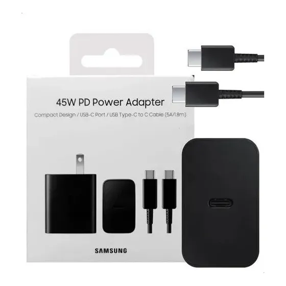 Cargador Samsung 45 Watts S25 Plus, S25 Ultra Cable 1.8m