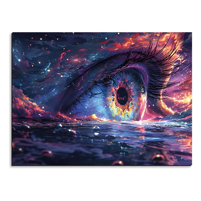 Cuadro Decorativo Mdf De 50 * 35 Cm Visión Cosmica