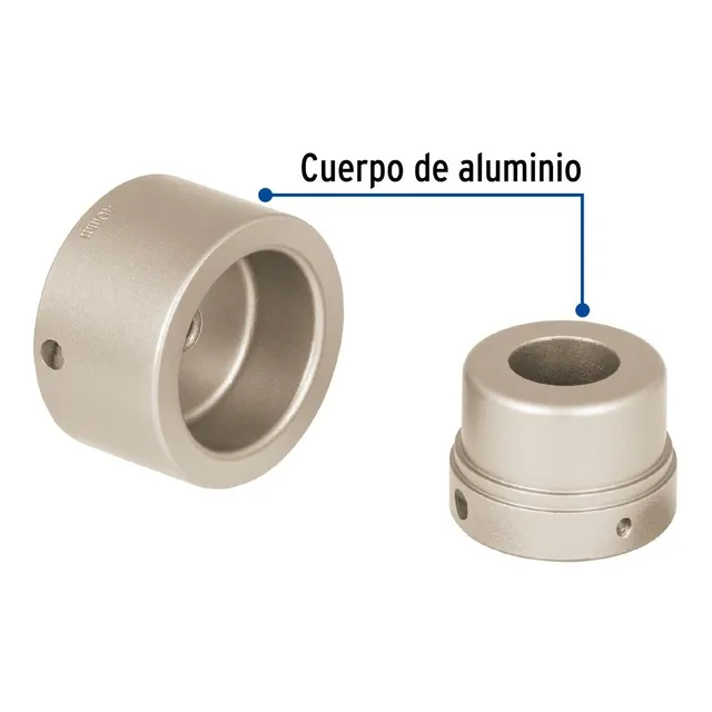 Dado Para Termofusora De 1-1/4' (40 Mm) Cuerpo De Aluminio