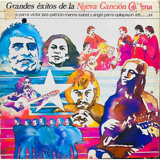 Disco Lp - Variado / Grandes Exitos Nueva Canción Chilena