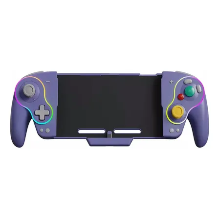 Controller For Nintendo Switch & Oled Gamepad Wired Usb Hall Purple