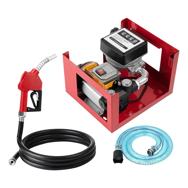 Bomba Electrica Trasegar Diesel Medidor Litro 110v Gasoil