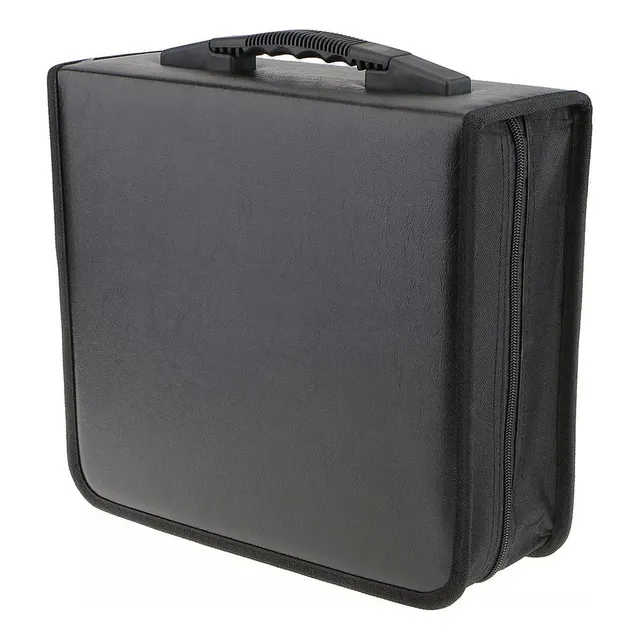 Organizador De 400 Discos Cd Y Dvd Hecho De Material De Cuer