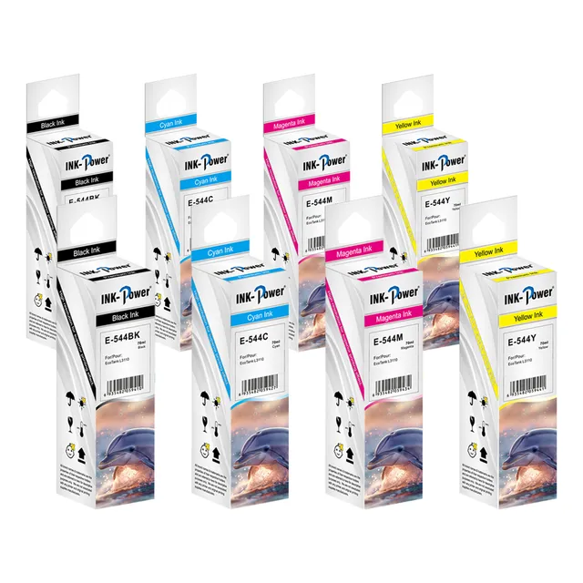 Pack Tintas 544 X2 Refill Ink Para L3110 / L3150 / L519