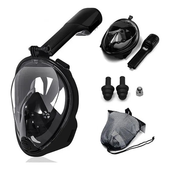 Mascara Snorkel 180º Rango De Visión Lentes Antiniebla