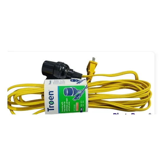 Extensión Electrica Con Socate 5 Metros Marca Troen 2x18awg