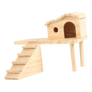 De Madera Para Hámster, Casa De Madera Con Estilo B De Madera Para Hámster, Casa De Madera Con Estilo B