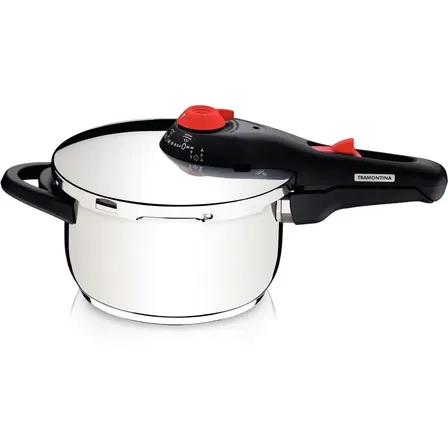 Panela de Pressão Aço Inox 4,5L 22CM Solar Tramontina
