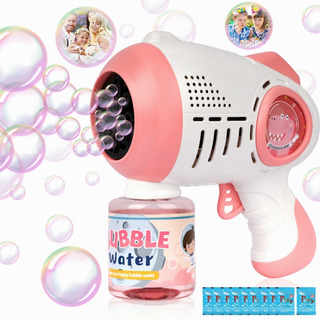 Maquina Burbujas Con Solución Burbujas Regalo Juguete Niños Maquina Burbujas Con Solución Burbujas Regalo Juguete Niños