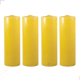 Kit 4 Vela De 7 Dias Colorida Amarela 262g Melhor Qualidade Kit 4 Vela De 7 Dias Colorida Amarela 262g Melhor Qualidade