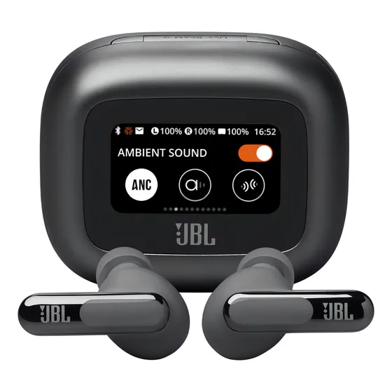 Fone De Ouvido Bluetooth Sem Fio Live Beam Jbl - Preto