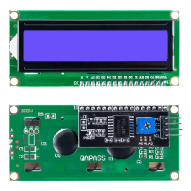 2 Pantallas Lcd1602 Iic/12c Para Arduino