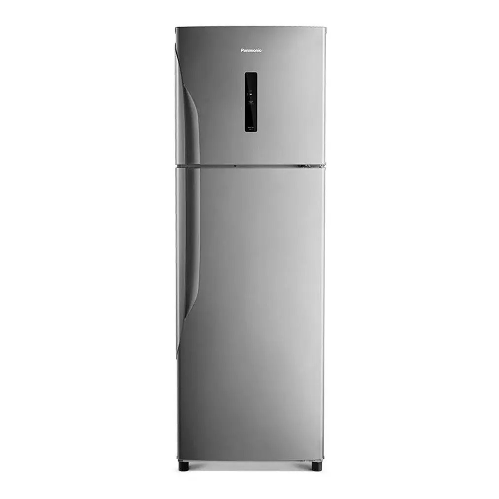 Geladeira Panasonic Frost Free 387L modelo NR-BT41PD1X na cor aço escovado com painel digital frontal