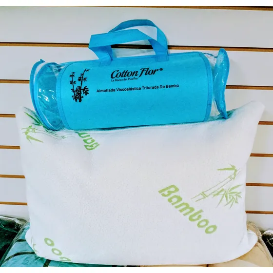 Almohada Vicolastica En Bamboo Cottonflor Con Funda Extraibl