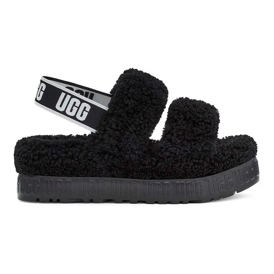 Sandalias Ugg Oh Fluffita W Blanco Mujer