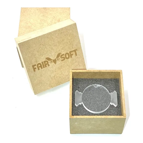 Protetor De Acrílico P/ Airsoft Mod Acog C/ Trilho Lente 4mm
