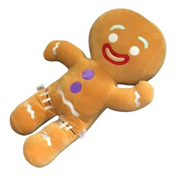 Pelúcia Biscoito Gigante Shrek Gingerbread Man Mongo 30cm