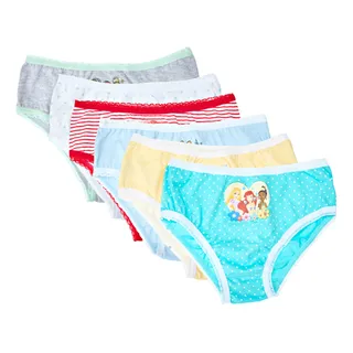 Kit 6 Calcinhas Infantis Disney Princesas Lupo Kit 6 Calcinhas Infantis Disney Princesas Lupo