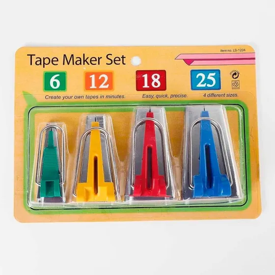 Set Para Hacer Sesgo Tamaño 6/12/18/25mm Costura 