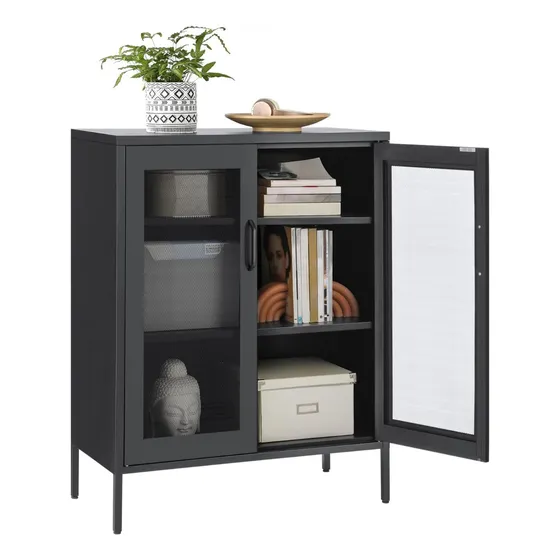 Buffet Aparador Negro Metalico Visrup