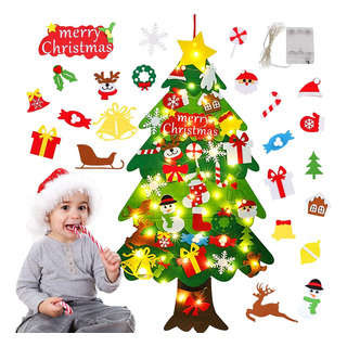 Fieltro Árbol De Navidad Artificial Juguetes Diy Para Niños Fieltro Árbol De Navidad Artificial Juguetes Diy Para Niños