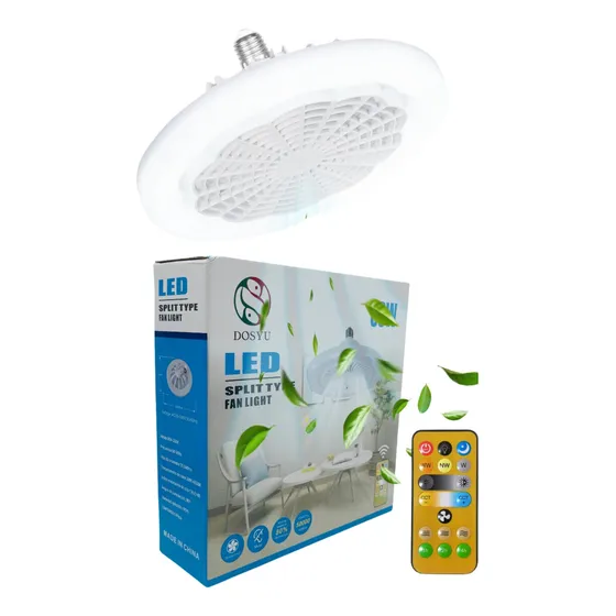 Ventilador De Techo Moderno Silencioso Con Luz Led Y Control Remoto De 3 Velocidades Dimeable Temporizador Con Base E27 Con 3 Velocidades Luz Blanco Frio Blanco Cálido Y Luz Natural Abanico Potente